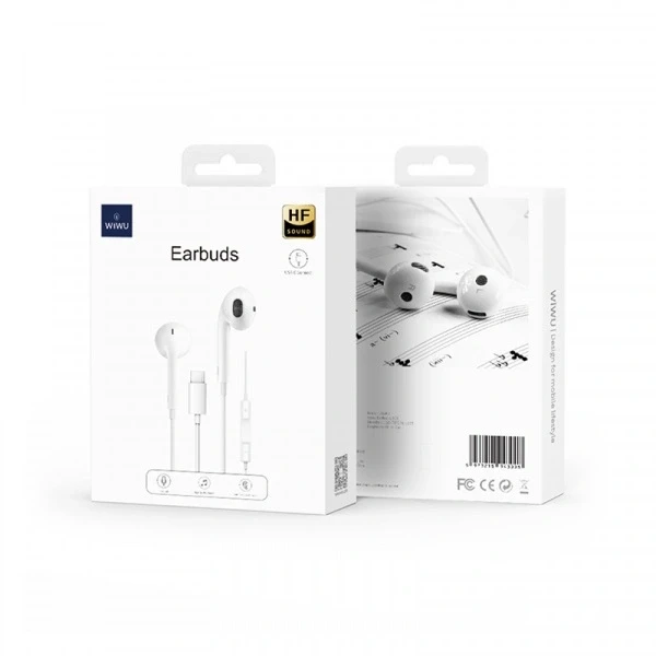 WiWU Lightning earbuds 303 Type C wired
