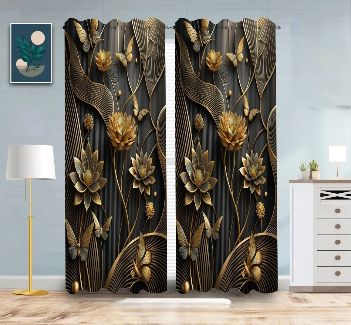 ঘরের সৌন্দর্য বাড়াতে 3D প্রিন্ট প্রিমিয়াম পর্দা - ঘরের সাজ-সজ্জার নতুন মাত্রা!