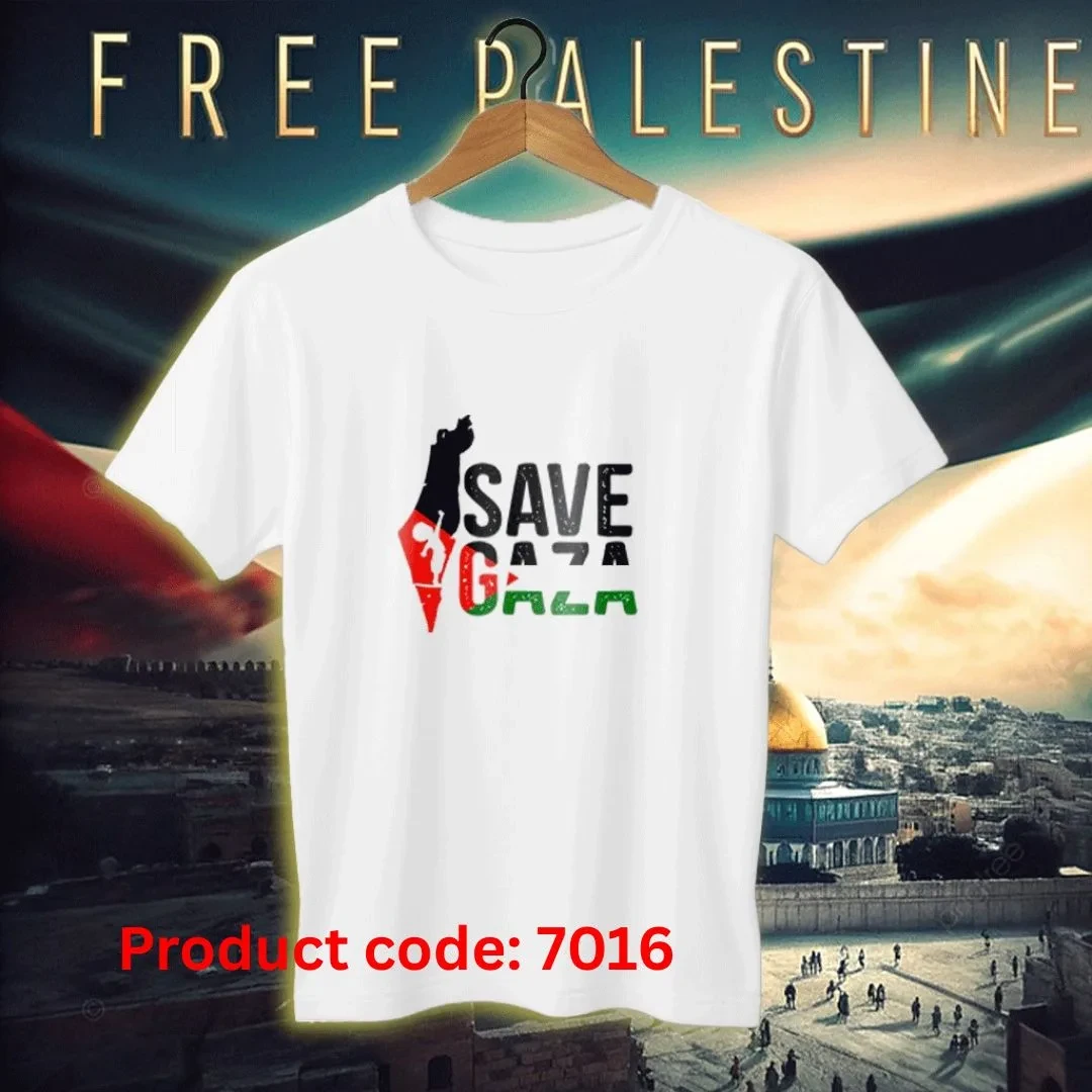 Free Palestine white Jersey T-Shirt